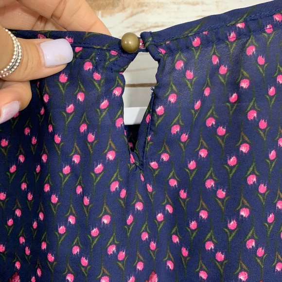 Taylor & Sage Floral Lace Peasant Boho Blo… - Picture 6 of 8